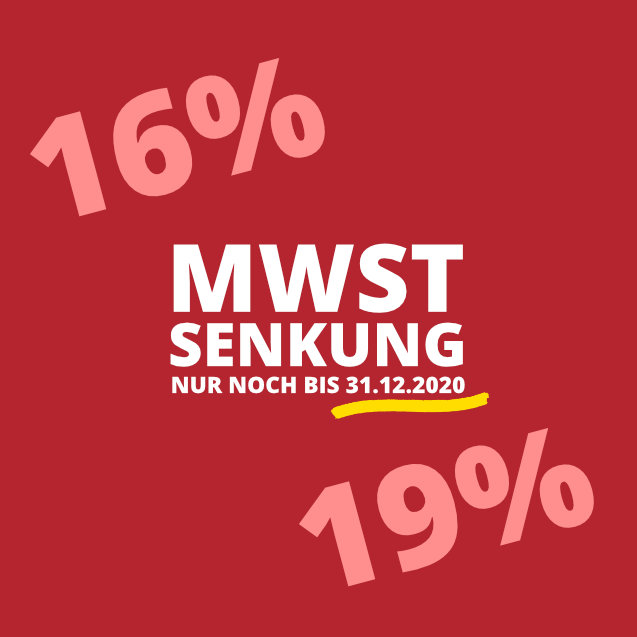 Mehrwertsteuer Erhöhung Quadrat