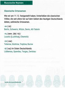 Deutsche Übersetzung der slawischen Ortsnamen in Deutschland