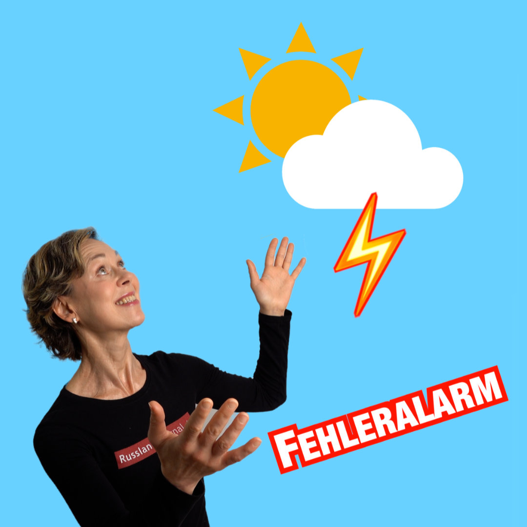 Wetter Fehleralarm
