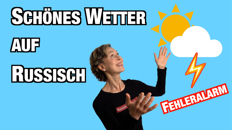 Schönes Wetter auf Russisch Video