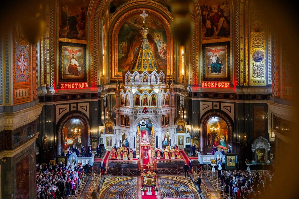 Christ-Erlöser-Kathedrale Osternacht
